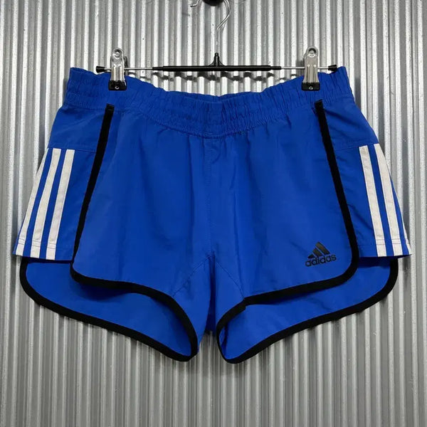 [BUNJANG] Adidas Blue 3-Stripes Running Shorts / [S] 아디다스 블루 3선 러닝 반바지 1.9