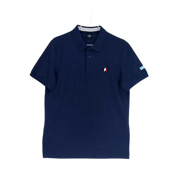 [BUNJANG] Eider Men's Minimal Short-Sleeve Polo Shirt Navy / 아이더 남성 미니멀 반팔카라티 95 네이비 00544
