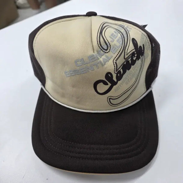 [BUNJANG] Clench Ball Cap Beige/Brown / 클렌치 볼캡 베이지/브라운