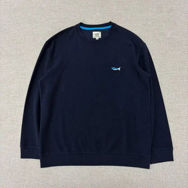 [BUNJANG] Henry Cotton's Embroidered Sweatshirt / 헨리코튼 자수 맨투맨