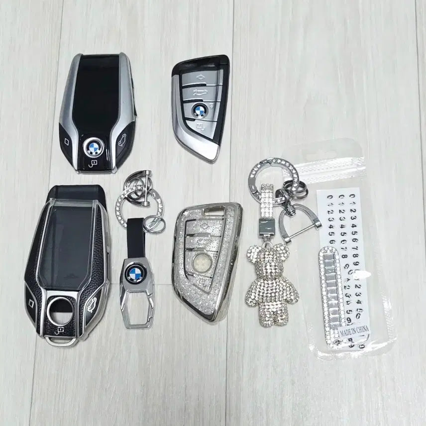 [BUNJANG] BMW Key Ring & Key Case Set / ㅁ새상품ㅁ BMW 키링  BMW 키케이스 키홀더  일괄