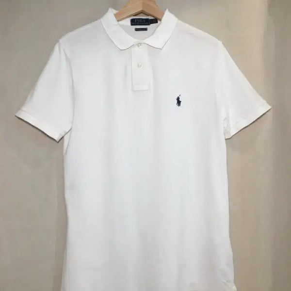 [BUNJANG] Polo Ralph Lauren White Short Sleeve Polo Shirt M / 폴로 랄프로렌 화이트 반팔 카라티 M