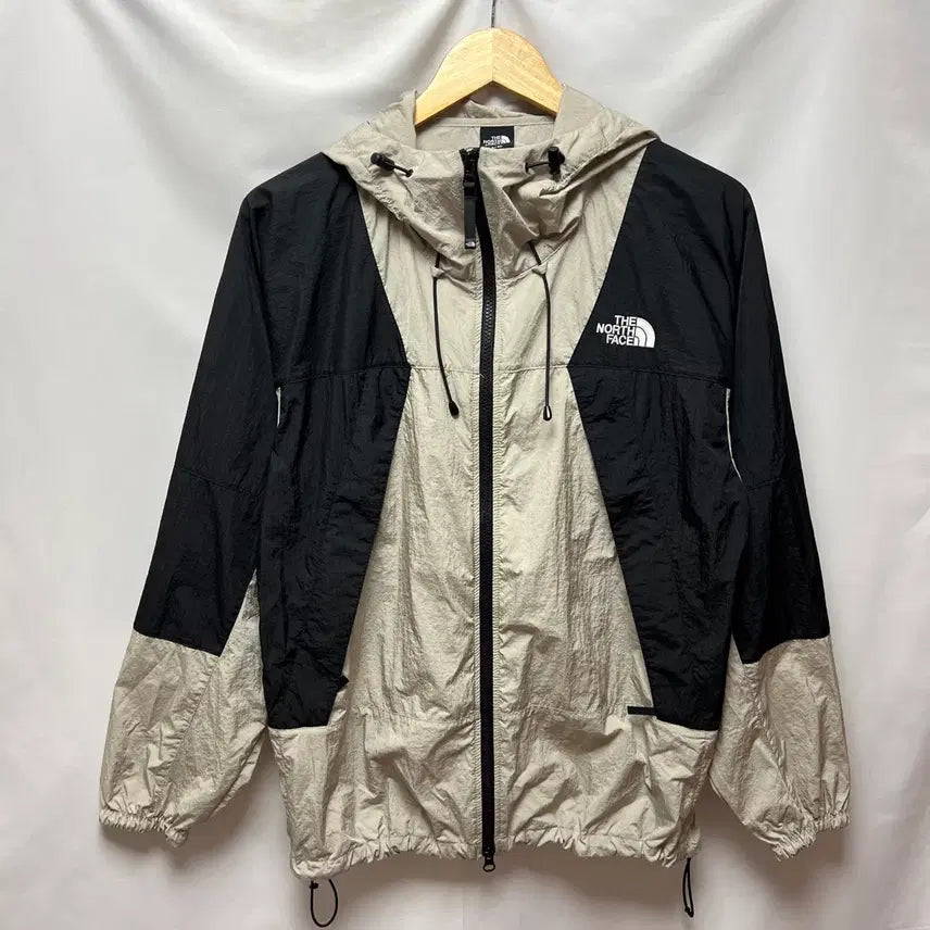 [BUNJANG] The North Face 1994 Mountain Lightweight Windbreaker Jacket - Beige/Black (Size S) / [정품/S] 노스페이스 1994 마운틴 베이지 블랙 경량 바람막이