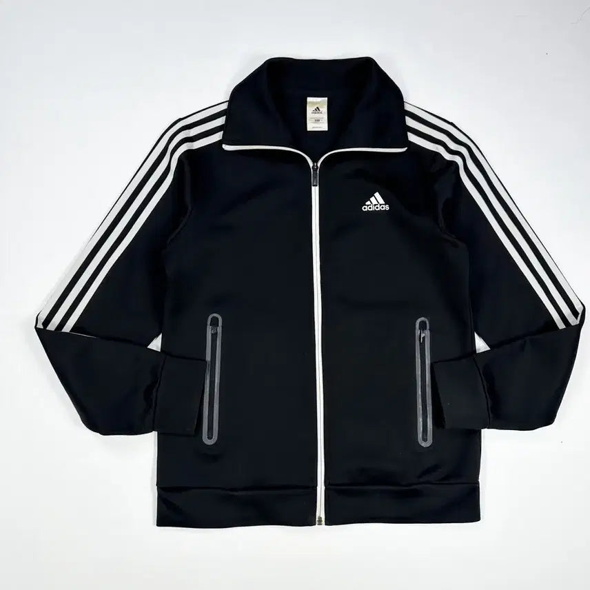 [BUNJANG] Adidas OG Minimal 3-Stripes Track Top Jersey Black / (실측M) 아디다스 og 미니멀 삼선 트랙탑 져지 블랙