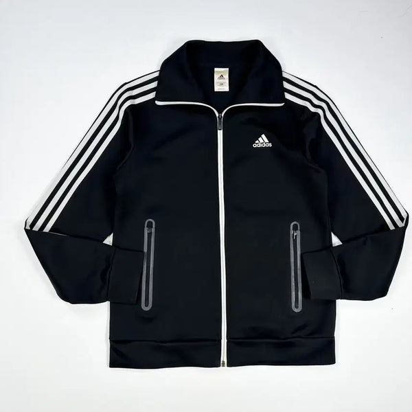 [BUNJANG] Adidas OG Minimal 3-Stripes Track Top Jersey Black / (실측M) 아디다스 og 미니멀 삼선 트랙탑 져지 블랙