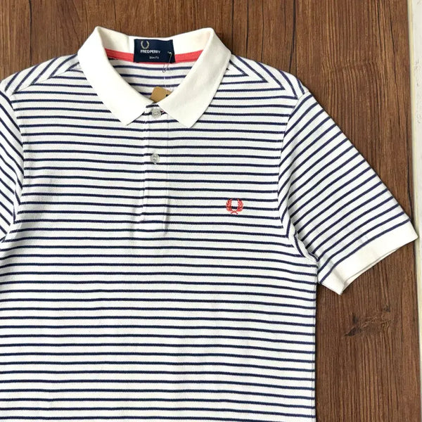 [BUNJANG] Fred Perry Slim Fit Stripe Polo Shirt / FredPerry 프레드페리 슬림핏 스트라이프 pk 카라티
