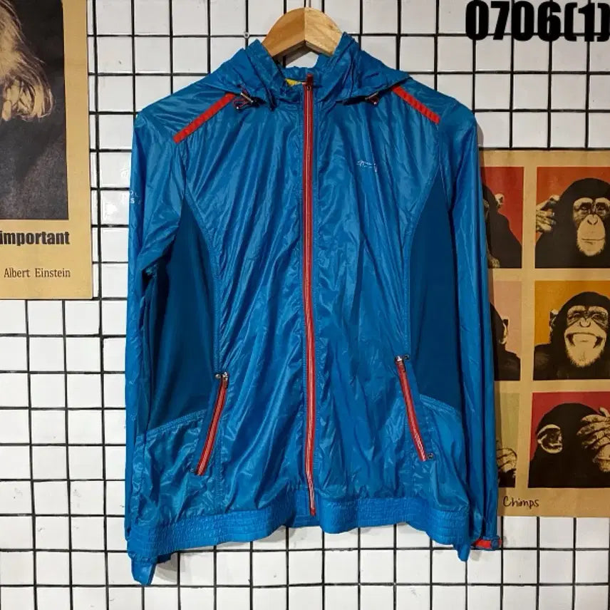 [BUNJANG] Louis Castel Golf Windbreaker Blue Size 100 / 루이카스텔 바람막이 블루 100