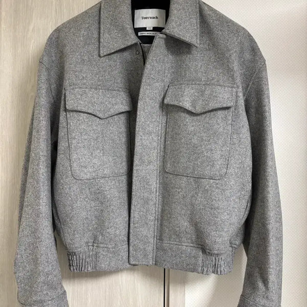 [BUNJANG] Tonywack Merino Wool Blouson Grey L / 토니웩 메리노 울 블루종 그레이 L