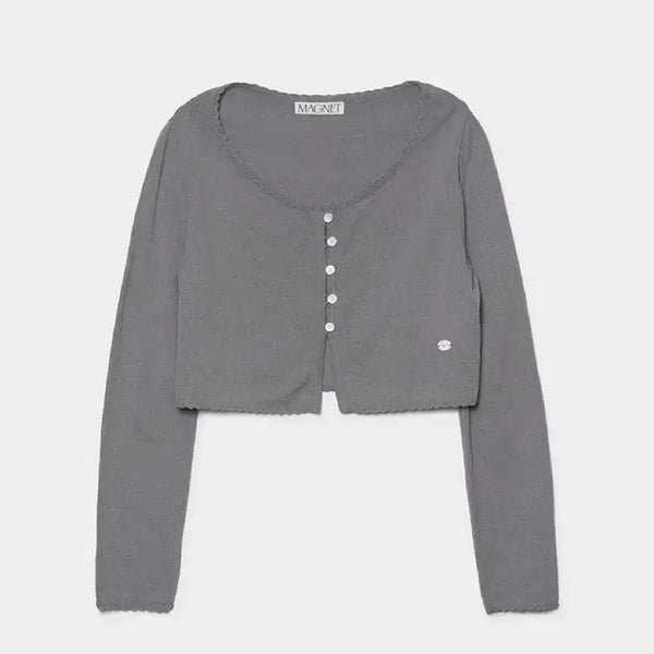 [BUNJANG] Magnet Archive Moment Cardigan (Gray) / 마그넷 아카이브 가디건 Moment Cardigan (Gray)