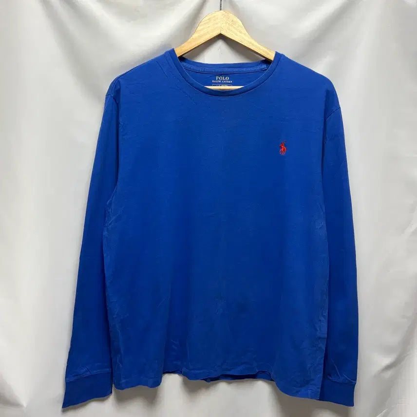 [BUNJANG] Polo Ralph Lauren Blue Long Sleeve Shirt - Size L / [정품/L] 폴로 랄프로렌 블루 긴팔 롱슬리브