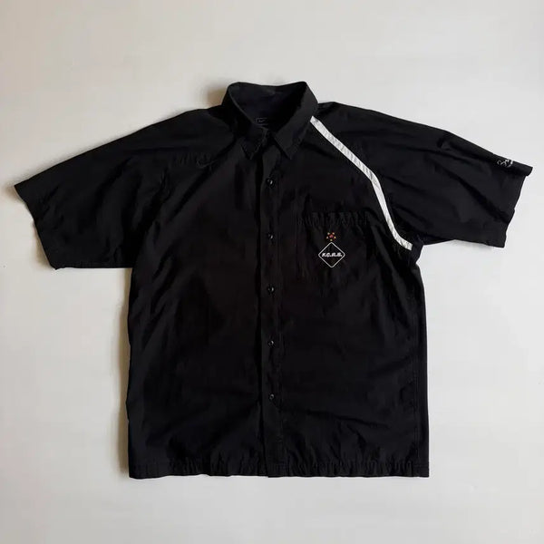 [BUNJANG] Nike Bristol FCRB 2000s Short Sleeve Shirt / 2000s 나이키 브리스톨 FCRB 반팔 셔츠 남방