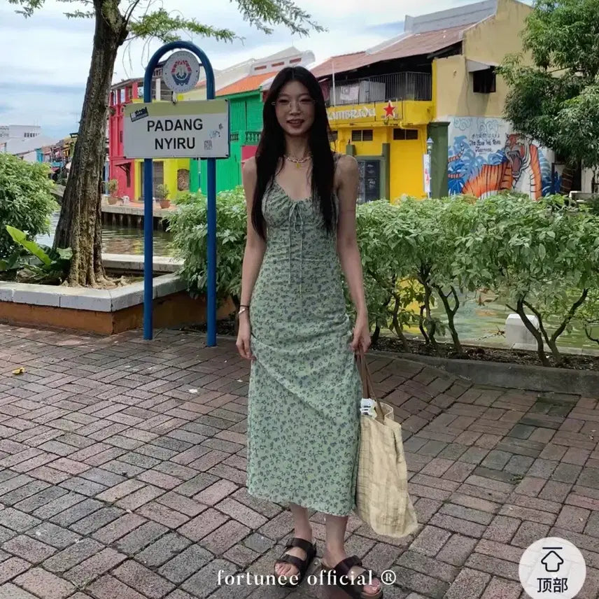 [BUNJANG] Sleeveless Maxi Dress / 나시 원피스