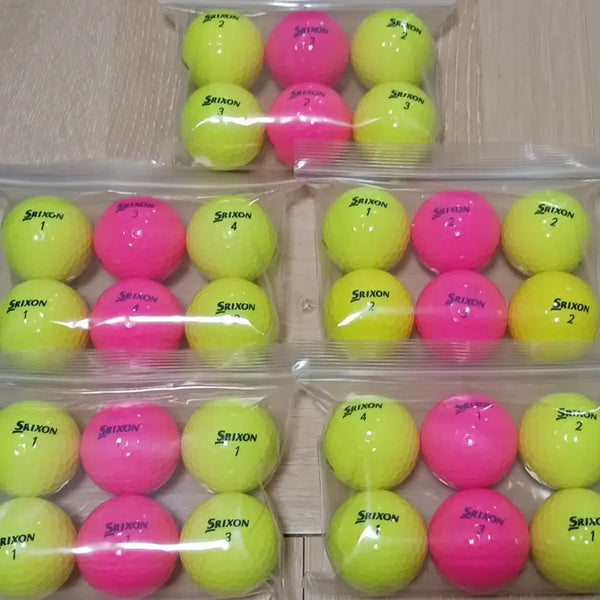[BUNJANG] Srixon A-Grade 2-Piece Color Lost Golf Balls (30-count) / 스릭슨 A급 2피스 컬러 로스트볼 30구 중고골프공 -무료배송-