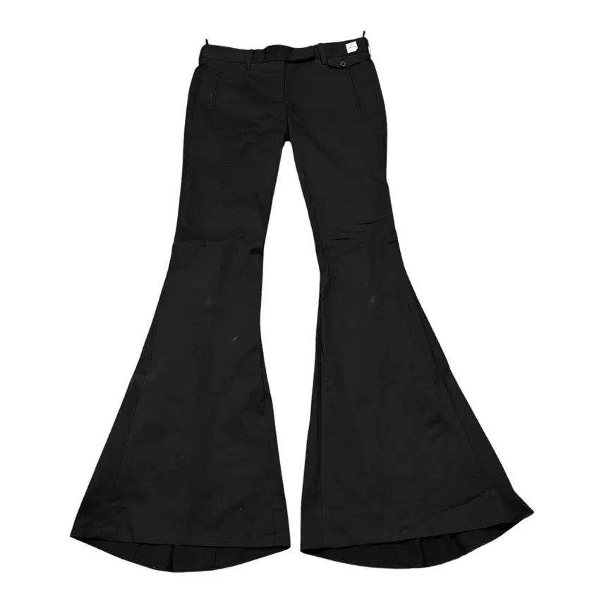 [BUNJANG] Prada Archive 00s Bell Bottom Flare Black Pants (38S) / (바배) 프라다 아카이브 00s 벨 보텀 플레어 블랙 팬츠 (38S)