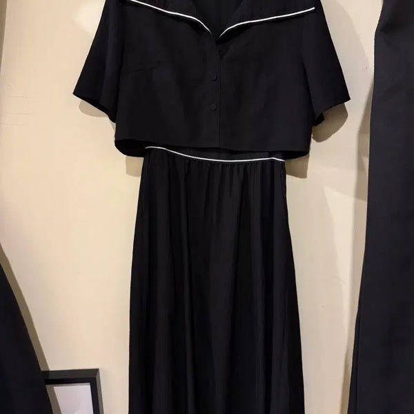 [BUNJANG] Plastic Island Two-Piece Dress / 플라스틱아일랜드 투피스원피스
