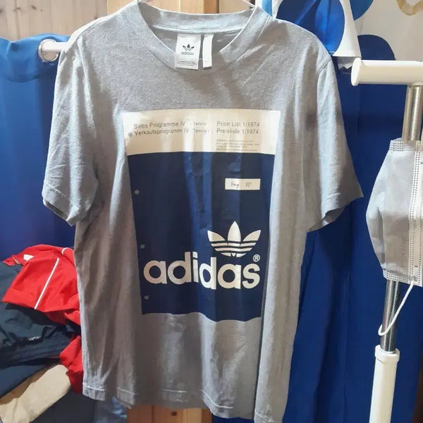 [BUNJANG] Adidas Short Sleeve T-Shirt Grey XL / 아디다스 반팔티 그레이 XL