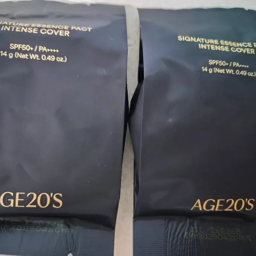 [BUNJANG] Age 20's Signature Essence Pact Foundation Refill (2 Count) / 리필2개 에이지투웨이스 시그니쳐 에센스  팩트 파운데이션 리필