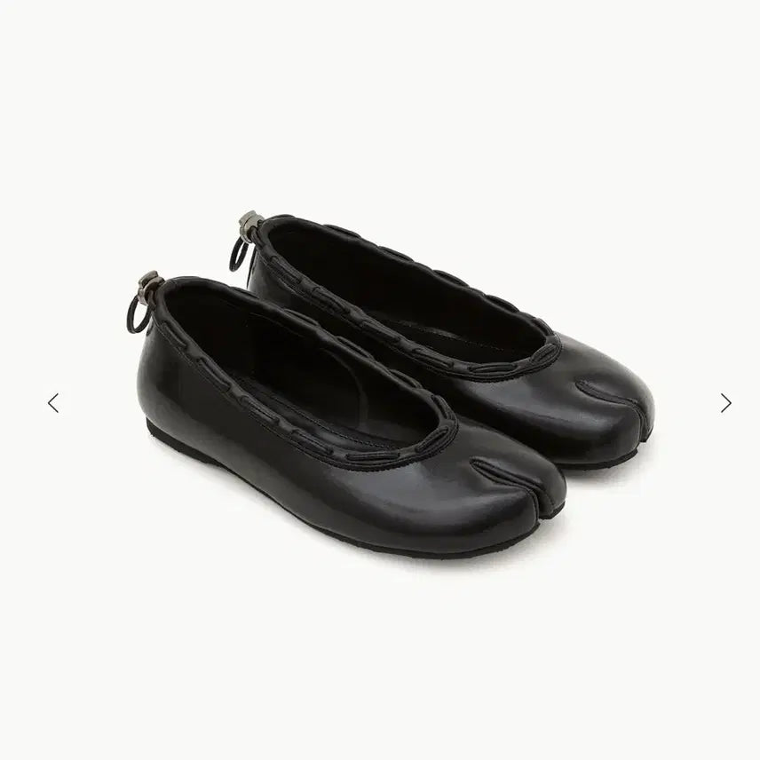 [BUNJANG] Paes Leather String Flat Shoes Black / 페이즈 Paes ] Leather String Flat/ Black250