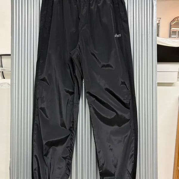[BUNJANG] Asics Windbreaker Track Pants Black / [95] 아식스 윈드브레이커 트랙 팬츠 블랙 4.5