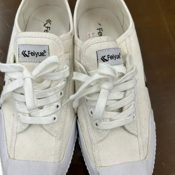 [BUNJANG] Feiyue White Sneakers / Feiyue 스니커즈 화이트