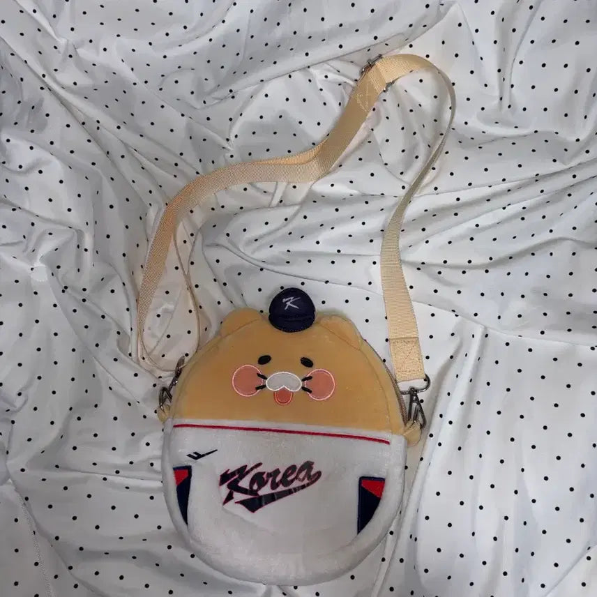 [BUNJANG] Pro-Specs Team Korea Chun-sik Baseball Cross Bag / 프로스펙스 팀코리아 춘식이 야구 크로스백