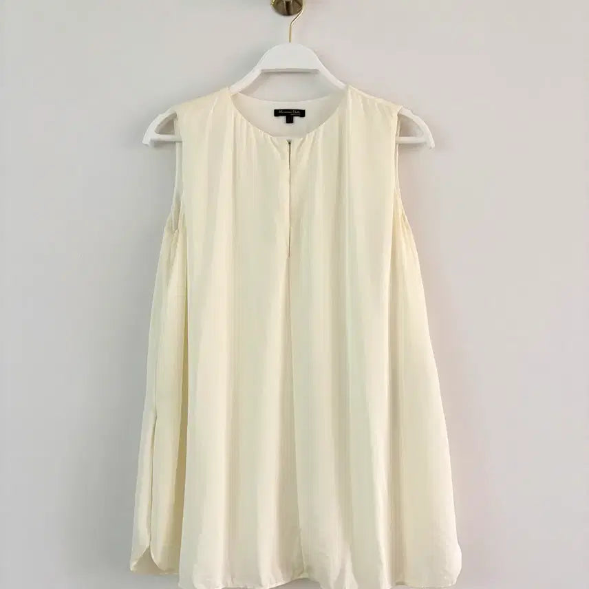 [BUNJANG] Massimo Dutti Sleeveless Blouse Ivory EUR 36 / 마시모두띠 나시 블라우스