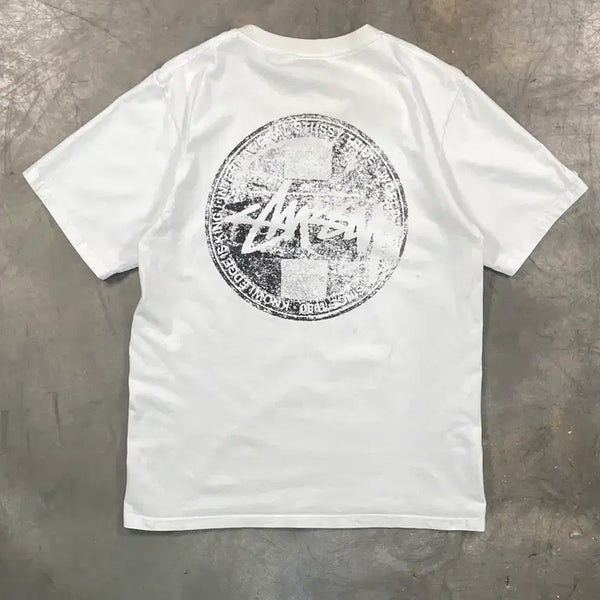 [BUNJANG] Stussy Dot Stamp Short Sleeve T-Shirt / 스투시 닷 스탬프 반팔 티셔츠