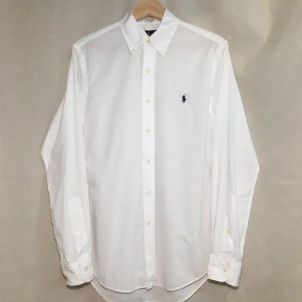 [BUNJANG] Polo Ralph Lauren White Slim Fit Long Sleeve Shirt S / 폴로 랄프로렌 화이트 슬림핏 긴팔 셔츠 S