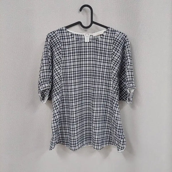 [BUNJANG] BCBG Checked Blouse / BCBG 체크 블라우스
