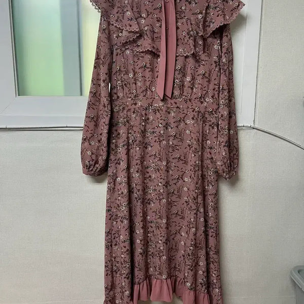[BUNJANG] Floral Print Long Dress / 꽃무늬 롱 원피스