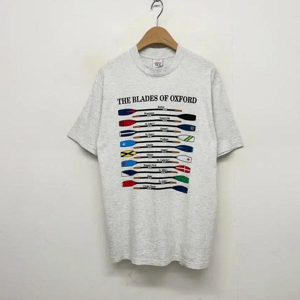 [BUNJANG] 90-00s Oxford Boat Club Short Sleeve T-Shirt / 90-00s 옥스포드 보트 클럽 반팔 티셔츠