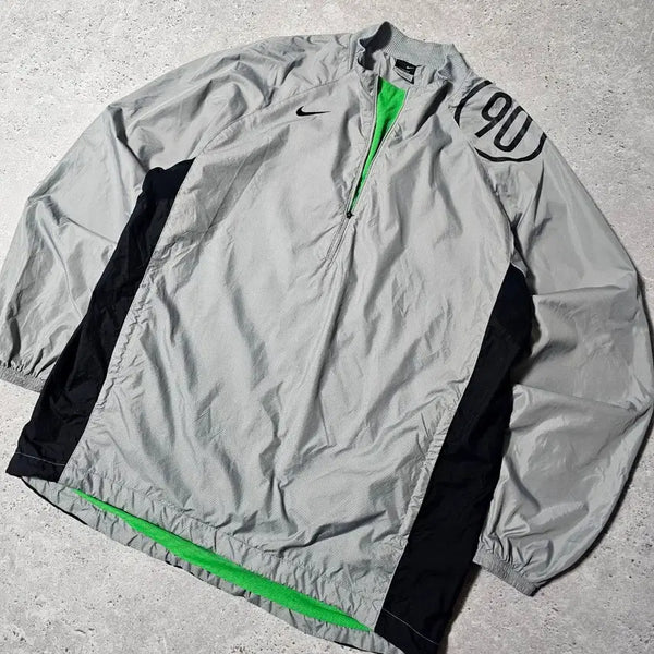 [BUNJANG] Nike Total 90 Half Zip Anorak Grey Windbreaker / 니이키 토탈 90 반집업 아노락 그레이 바람막이