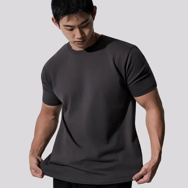 [BUNJANG] Polygram Muscle Fit Short Sleeve T-Shirt (New) / (새상품)폴리그램 머슬핏 반팔 L [정가 49,900원]