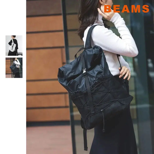 [BUNJANG] BEAMS DEMILUX AK+1 Utility Waterproof Backpack / 빔즈 데미룩스 AK+1 유틸리티 방수 백팩