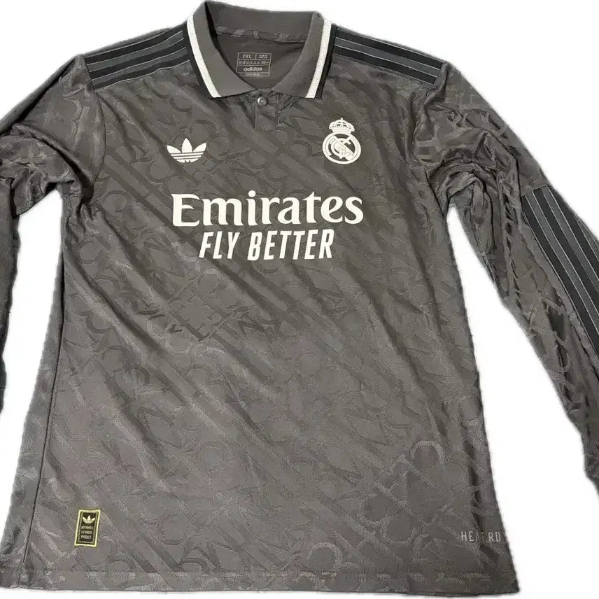 [BUNJANG] 23/24 Real Madrid Third Long Sleeve Authentic Jersey (Valverde, #8) / 23/24 레알마드리드 써드 유니폼(발베르데,8) 롱슬로브 어센틱