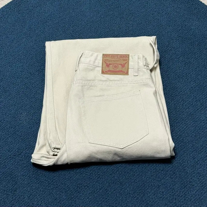 [BUNJANG] DNSH Pleated Wide Cotton Pants Ivory / [xl] dnsr 플리츠 와이드 코튼 팬츠 아이보리