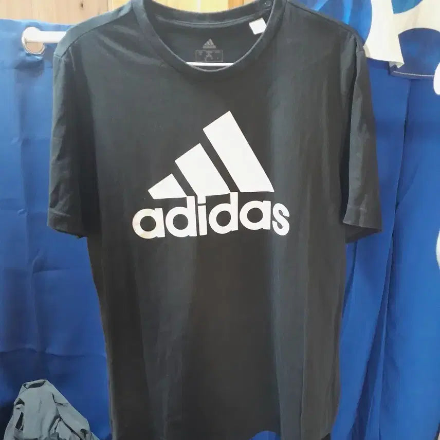 [BUNJANG] Adidas Big Logo T-Shirt Black XL / 아디다스 빅로고 반팔티 블랙XL