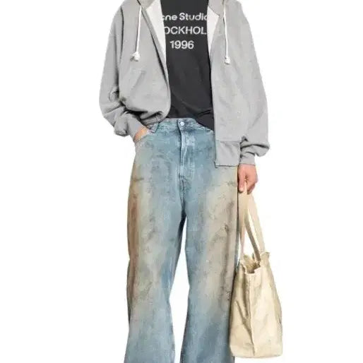 [BUNJANG] Acne Studios Super Baggy 2023 Denim Jeans / 아크네 슈퍼배기2023 데님