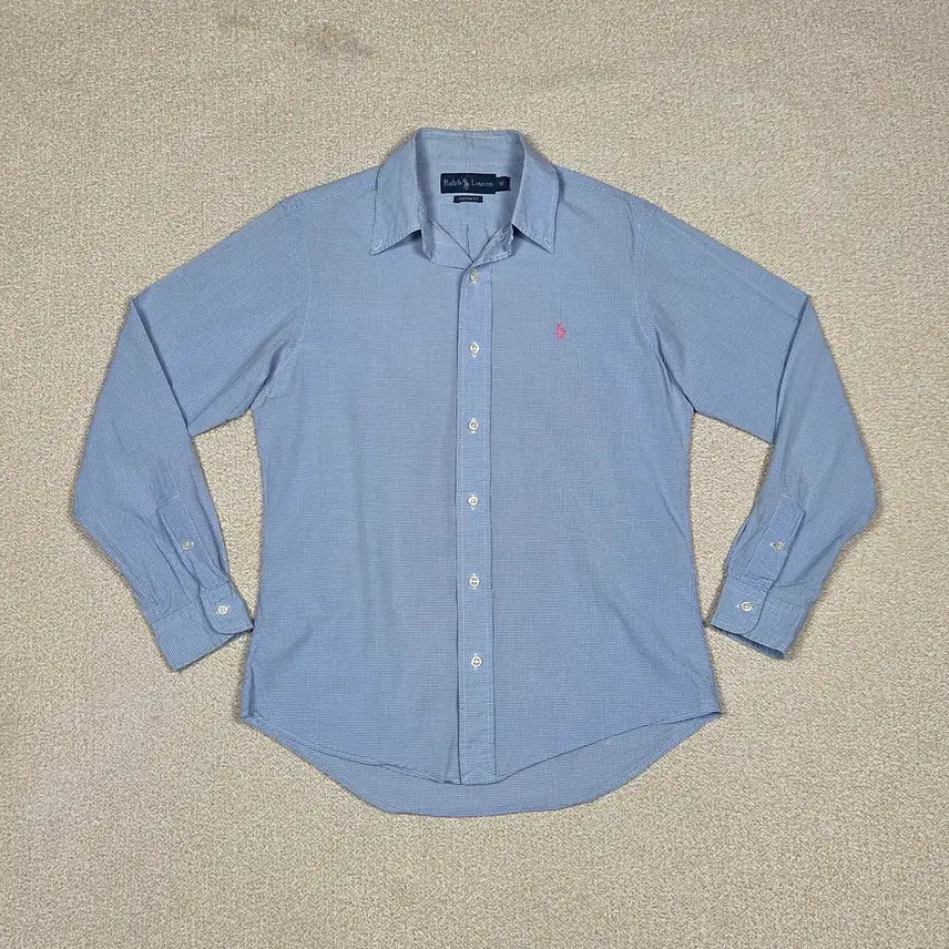 [BUNJANG] Polo Ralph Lauren Custom Fit Gingham Check Button-Down Shirt / [폴로 랄프로렌] 커스텀 핏 깅엄 체크 버튼다운 셔츠 | S00525