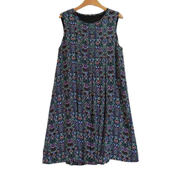 [BUNJANG] THE LIMITED Floral Sleeveless A-Line Dress / THE LIMITED 플라워 민소매 원피스 프리 A라인 패턴 원피스