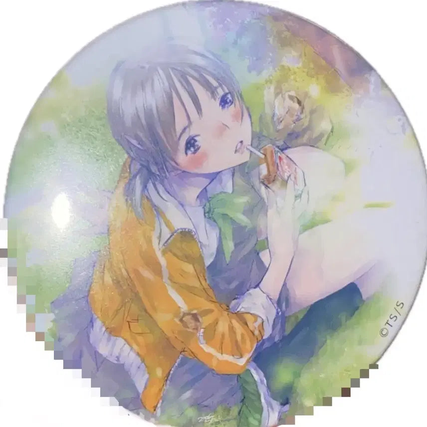 [BUNJANG] Saikano Chise Gaiden Illustration Can Badge / 최종병기그녀 치세 외전편 일러스트 캔뱃지 고전 미소녀 굿즈