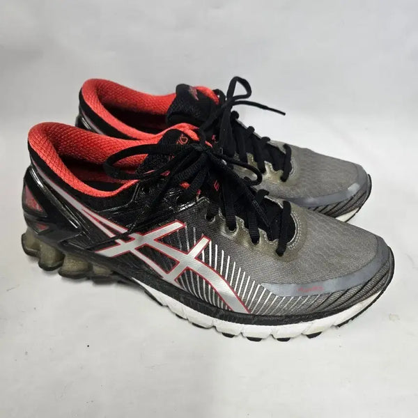 [BUNJANG] Asics Gel-Kayano 26 Grey Red Running Shoes (Size 270) / 아식스 젤 카야노 26 그레이 레드 270