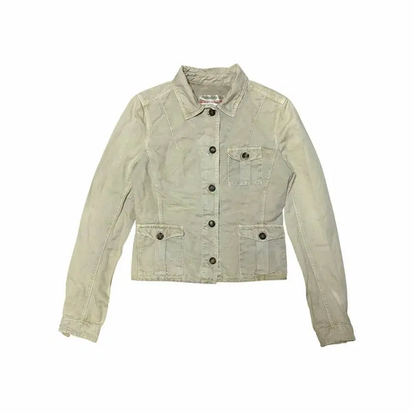 [BUNJANG] Prada Women's Cotton Linen Jacket / 프라다 여자 여성 우먼스 코튼 린넨 자켓