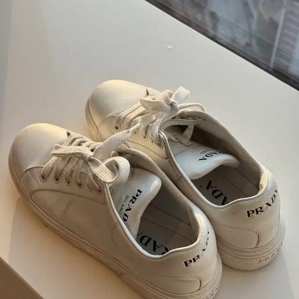 [BUNJANG] Prada Sneakers White 250 / 프라다 스니커즈 화이트 250