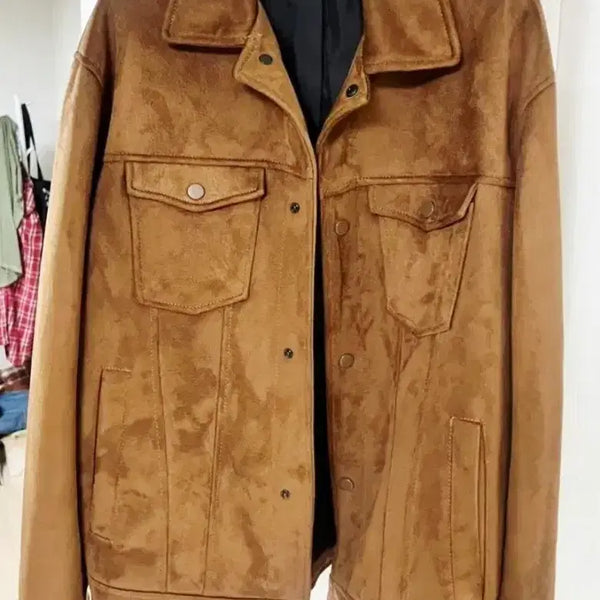 [BUNJANG] Zara Suede Jacket Brown 100-105 / 자라스웨이드자켓 브라운100~105