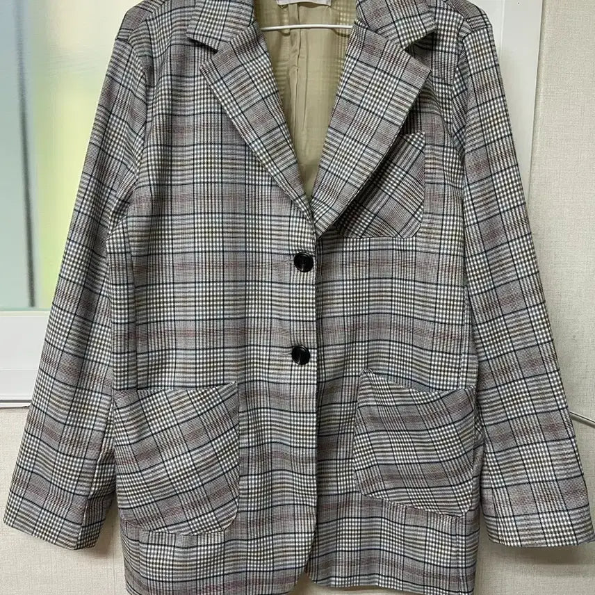 [BUNJANG] Checkered Pattern Jacket / 체크무늬 자켓