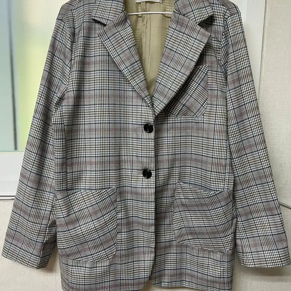 [BUNJANG] Checkered Pattern Jacket / 체크무늬 자켓