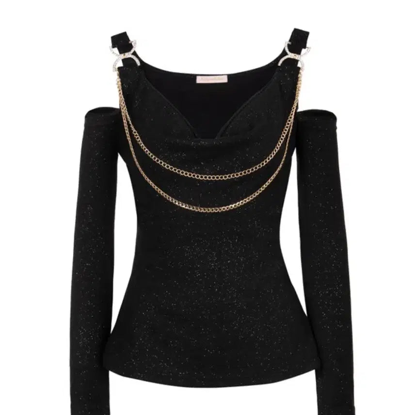 [BUNJANG] Babymetalclub Shinedolltop Black / 베이비메탈클럽 샤이니돌탑 블랙