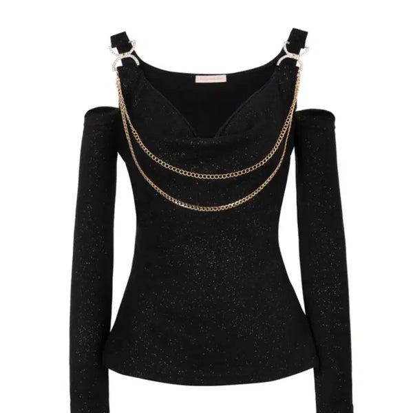 [BUNJANG] Babymetalclub Shinedolltop Black / 베이비메탈클럽 샤이니돌탑 블랙
