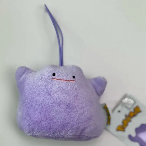 [BUNJANG] Pokemon Ditto Squishy Plush Keychain (9cm) - New Genuine Product / 포켓몬스터 메타몽 스퀴시 9cm 인형 키링 새상품 정품 말랑이